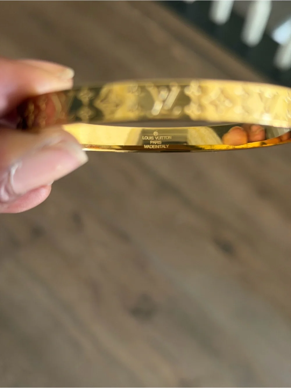 Inspired Monogram Bangle Bracelet